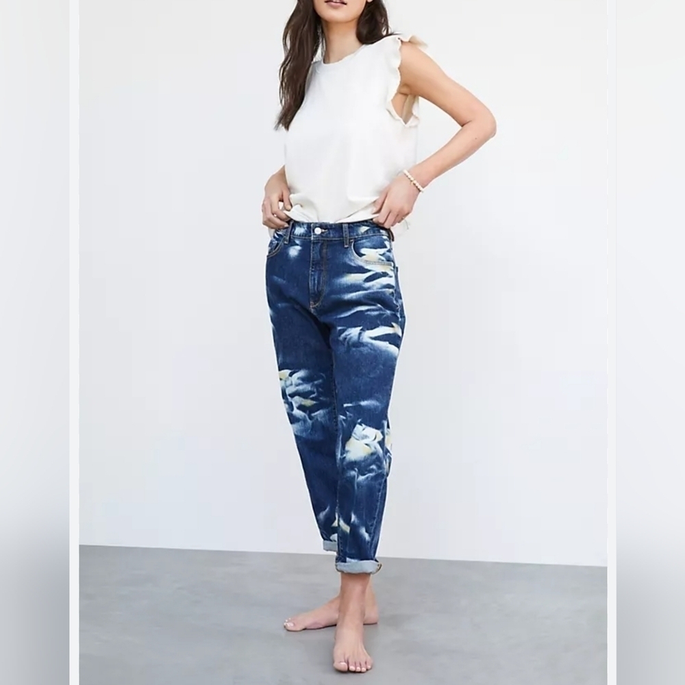 NWOT Anthropologie Pilcro The Borrowed Boyfriend Jeans Relaxed Oversized Fit 25 - Picture 2 of 13